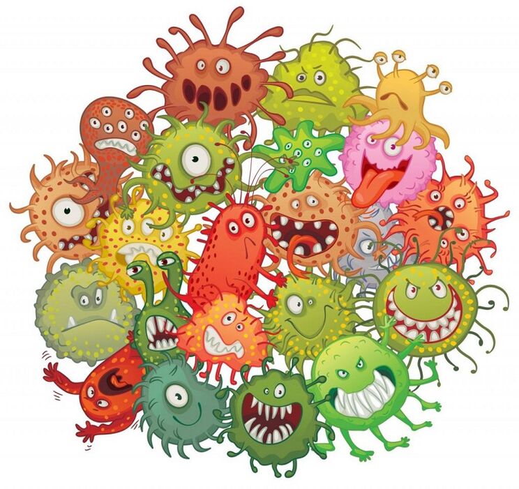 човешки микроби и червеи как да се премахнат