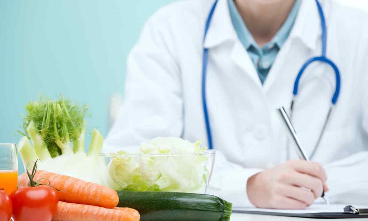 лекарят предписва диета за паразити